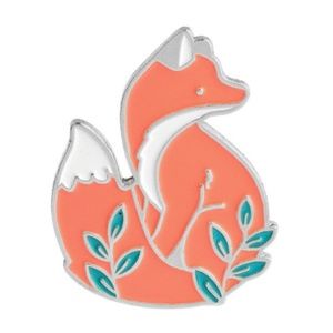 Cute Fox Enamel Pin